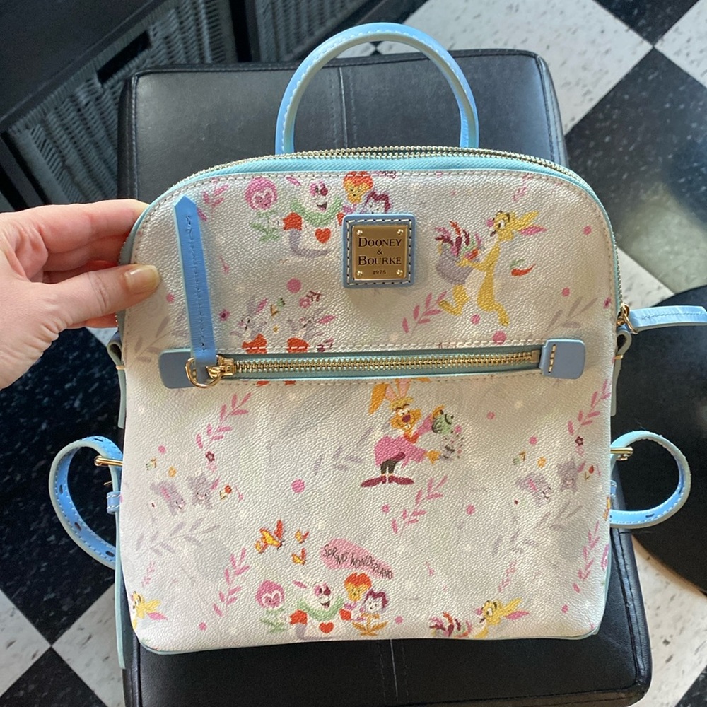Dooney & Bourke spring wonderland Disney rabbit backpack purse